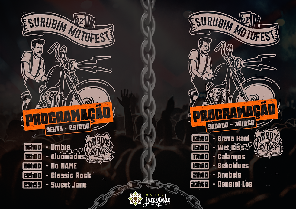 programações do surubim motofest