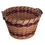 Thumbnail: Amish handcrafted basket with metal handles