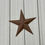 Thumbnail: Rustic brown metal barn star