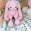 Thumbnail: Handmade Crochet Easter Bunny Baby Shower Gift in Pink Made in USA