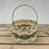 Thumbnail: Amish Made Small Easter Basket With Solid Oak Bottom and Handle