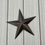 Thumbnail: Rustic dark brown metal barn star