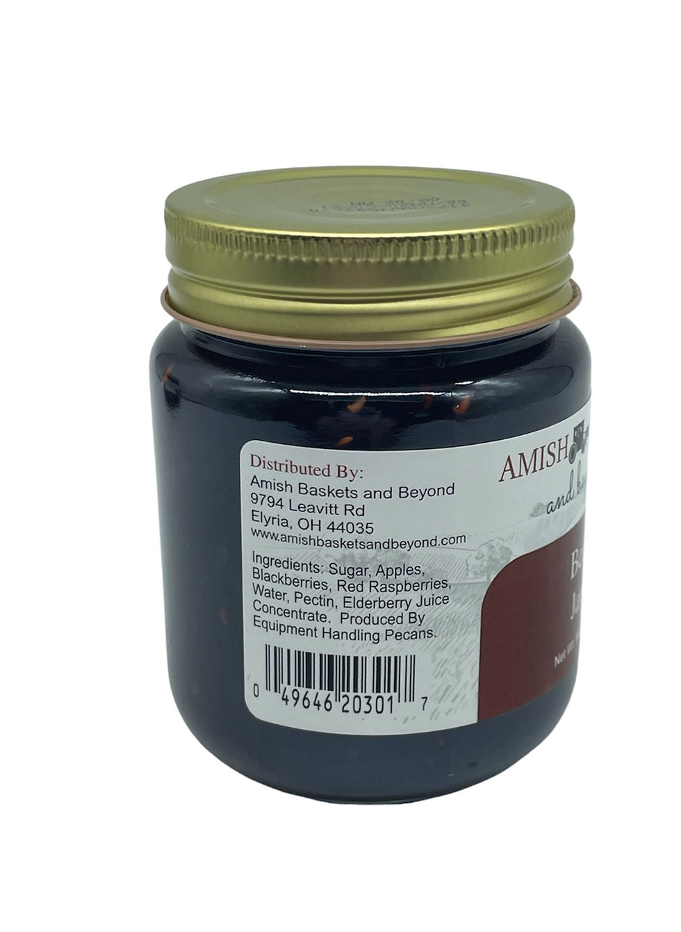 Thumbnail: Amish Honey Jar, ingredients listed