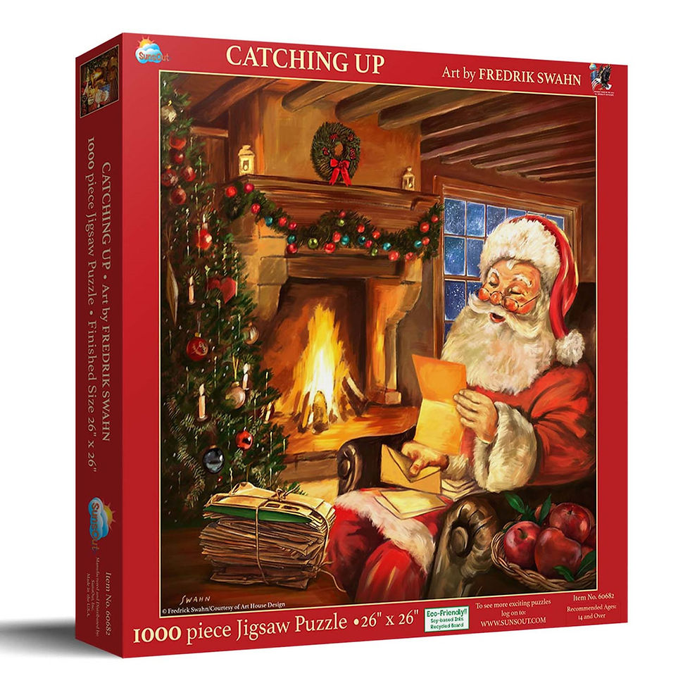 Santa puzzle: Catching Up, 1000 pieces