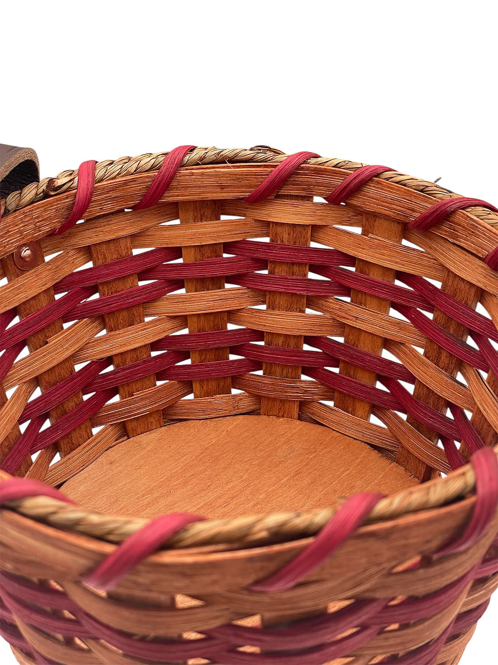 Thumbnail: Woven basket with red ribbon