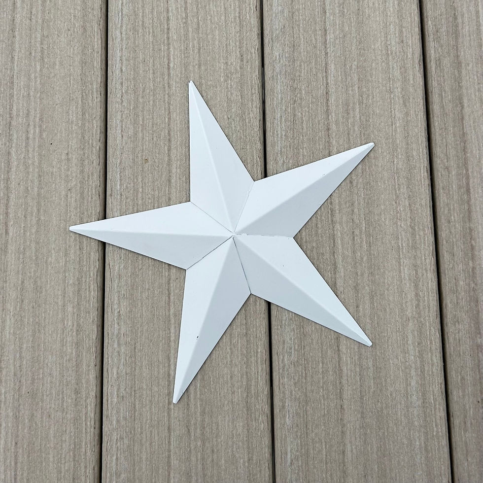 Thumbnail: White Amish barn star
