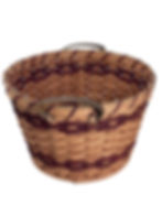 Thumbnail: Amish handcrafted basket with handles