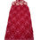 Thumbnail: Valentines Dishtowel Heart Shapes Embossed in Dark Pink Terry Cloth Towel