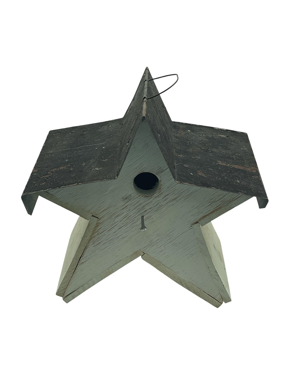Thumbnail: Star-shaped birdhouse for garden decor