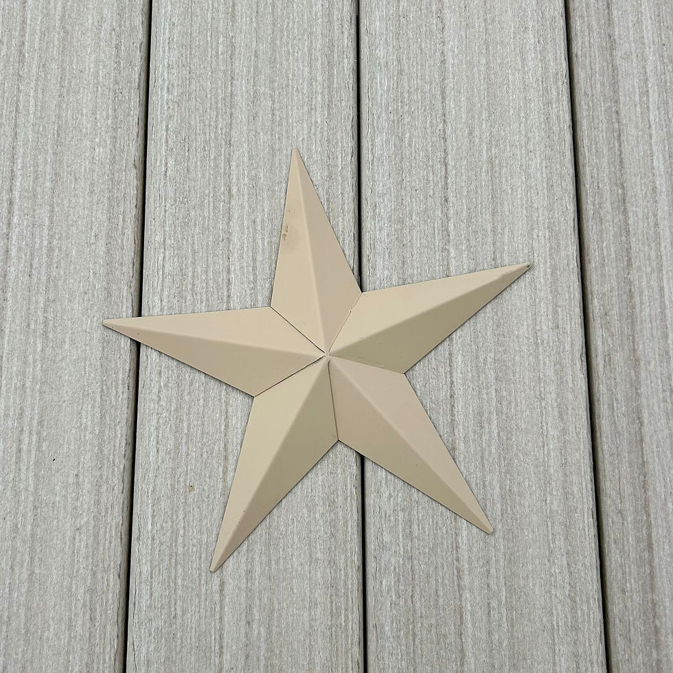 Thumbnail: Amish barn star wall decor
