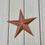 Thumbnail: Rustic brown metal barn star