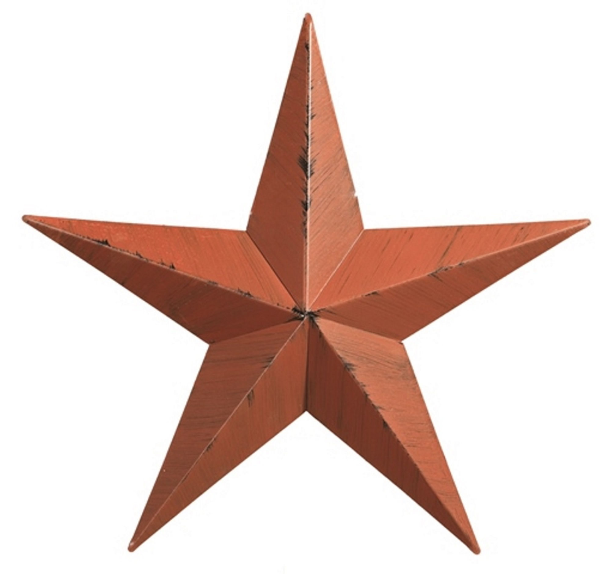 Amish Made 16" Barn Star - Orange