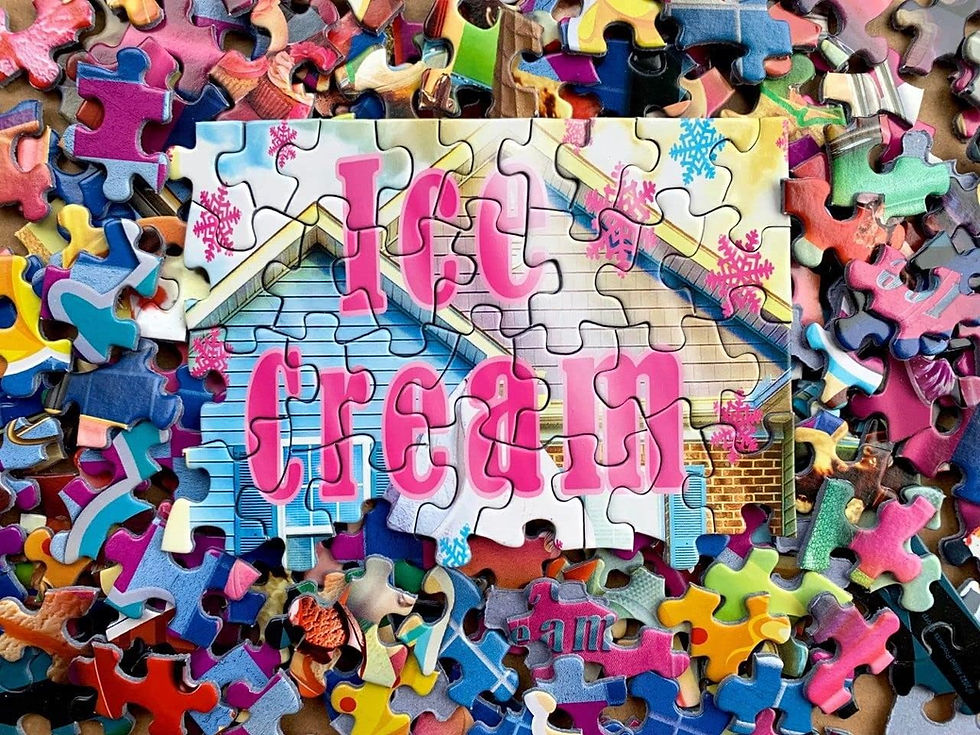 Thumbnail: Jigsaw puzzle spelling 'Ice Cream'