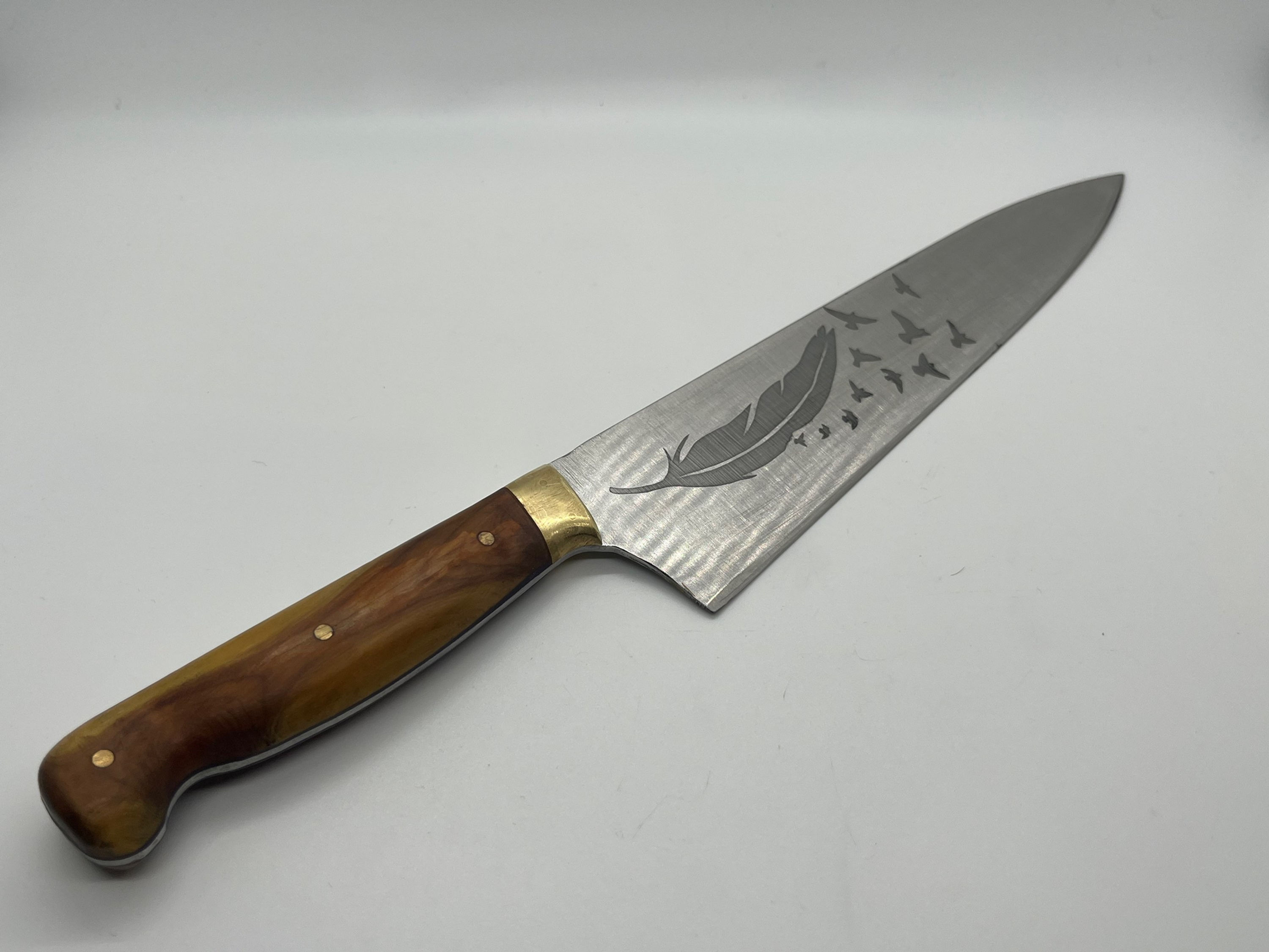 Chef Knife yew handle