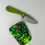 Thumbnail: Drop point mini 2"blade 5" overall  14C28N green handle 