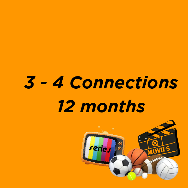 Best IPTV service, 12 months with 3 -4 connections, watch sports, news, series and movies in only one place