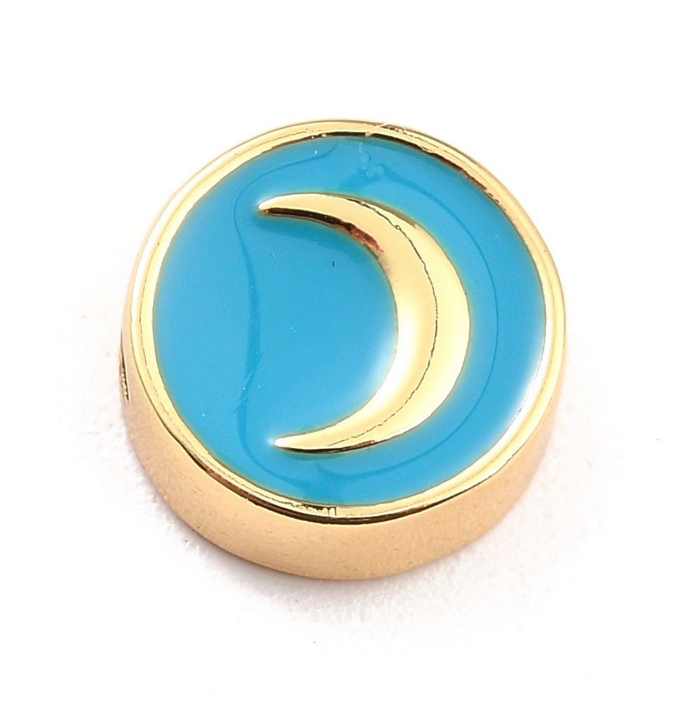 TURQUOISE MOON CHARM