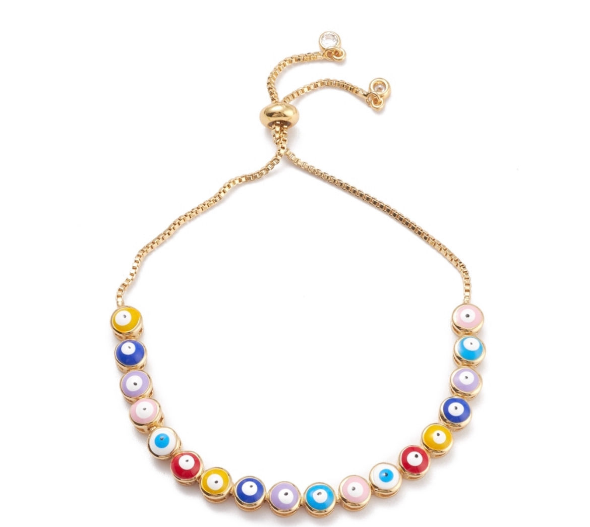 EVIL EYE ADJUSTABLE BRACELET