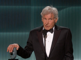 Old Hollywood glamour and a tearful Harrison Ford at Actor Awards