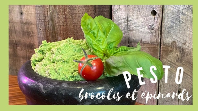 Pesto Brocolis épinards