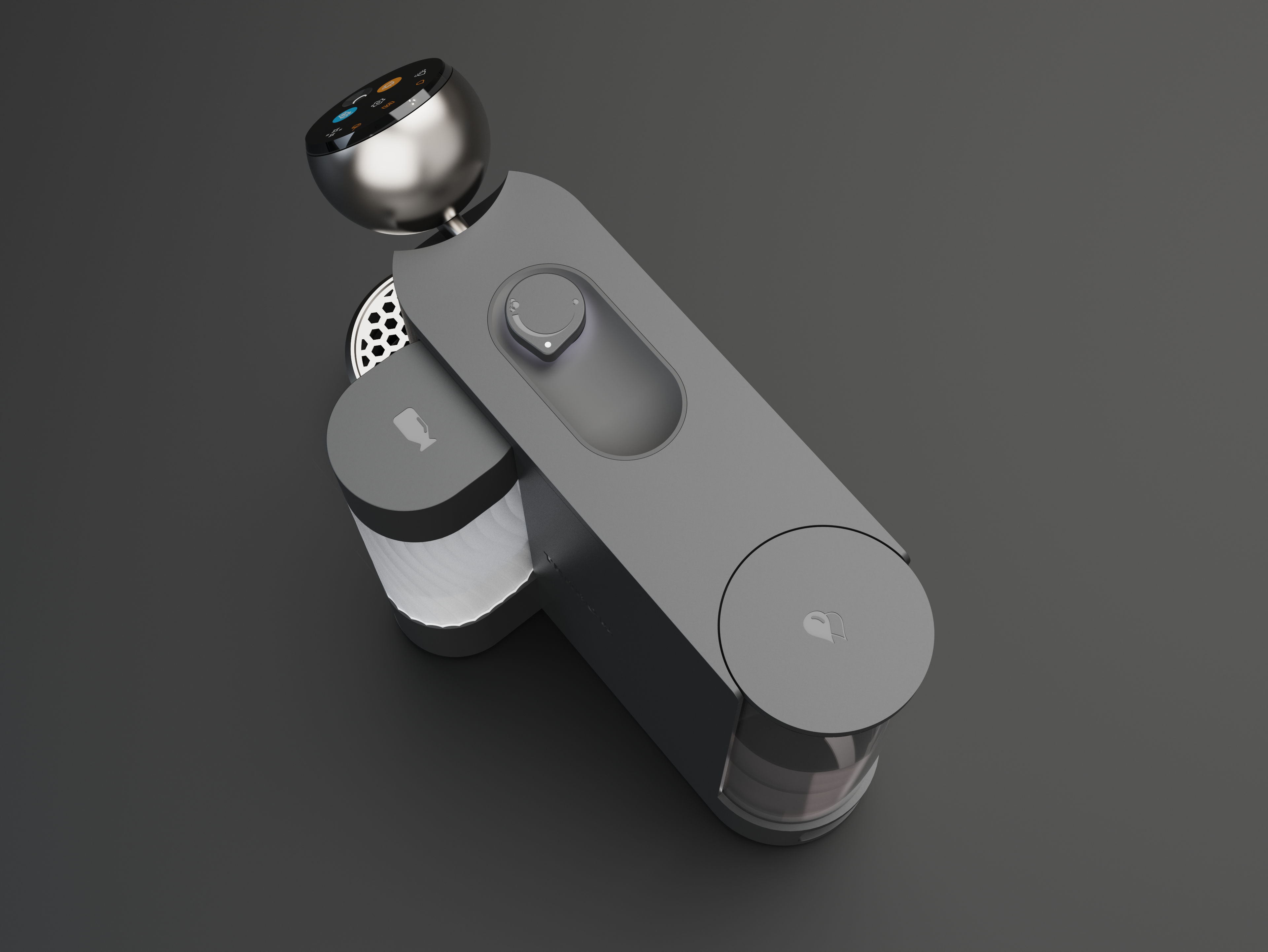POD type speaker in black