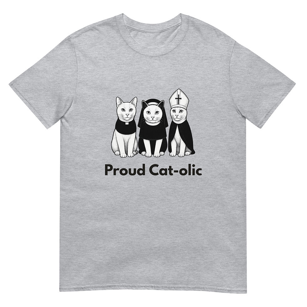 PROUD CAT-OLIC | Light Unisex Tee