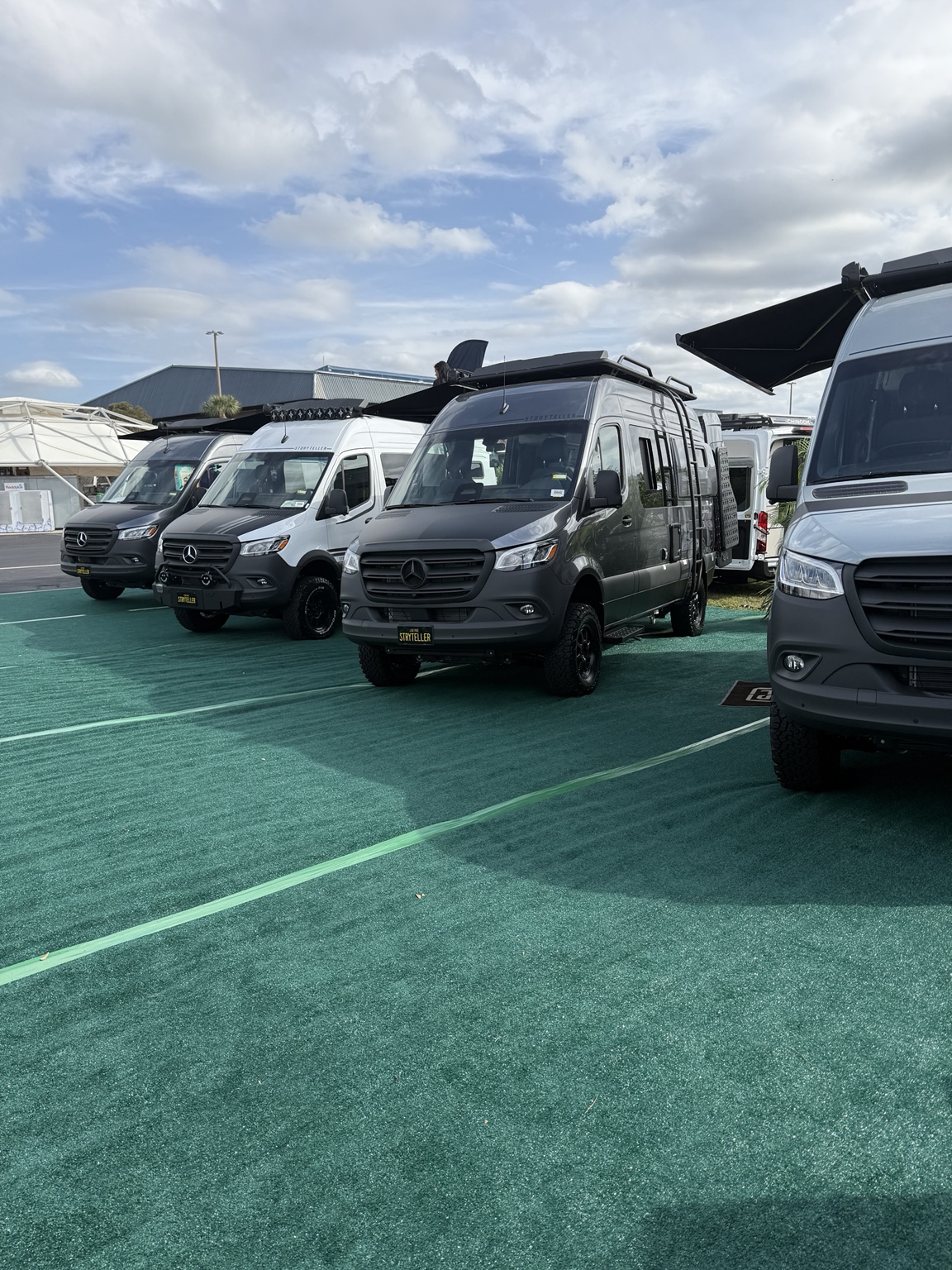Adventure van lineup — Florida RV SuperShow 2026