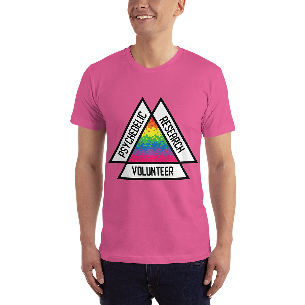 Miniature : Men's Psychedelic Research Volunteer Tee - Made in USA 
