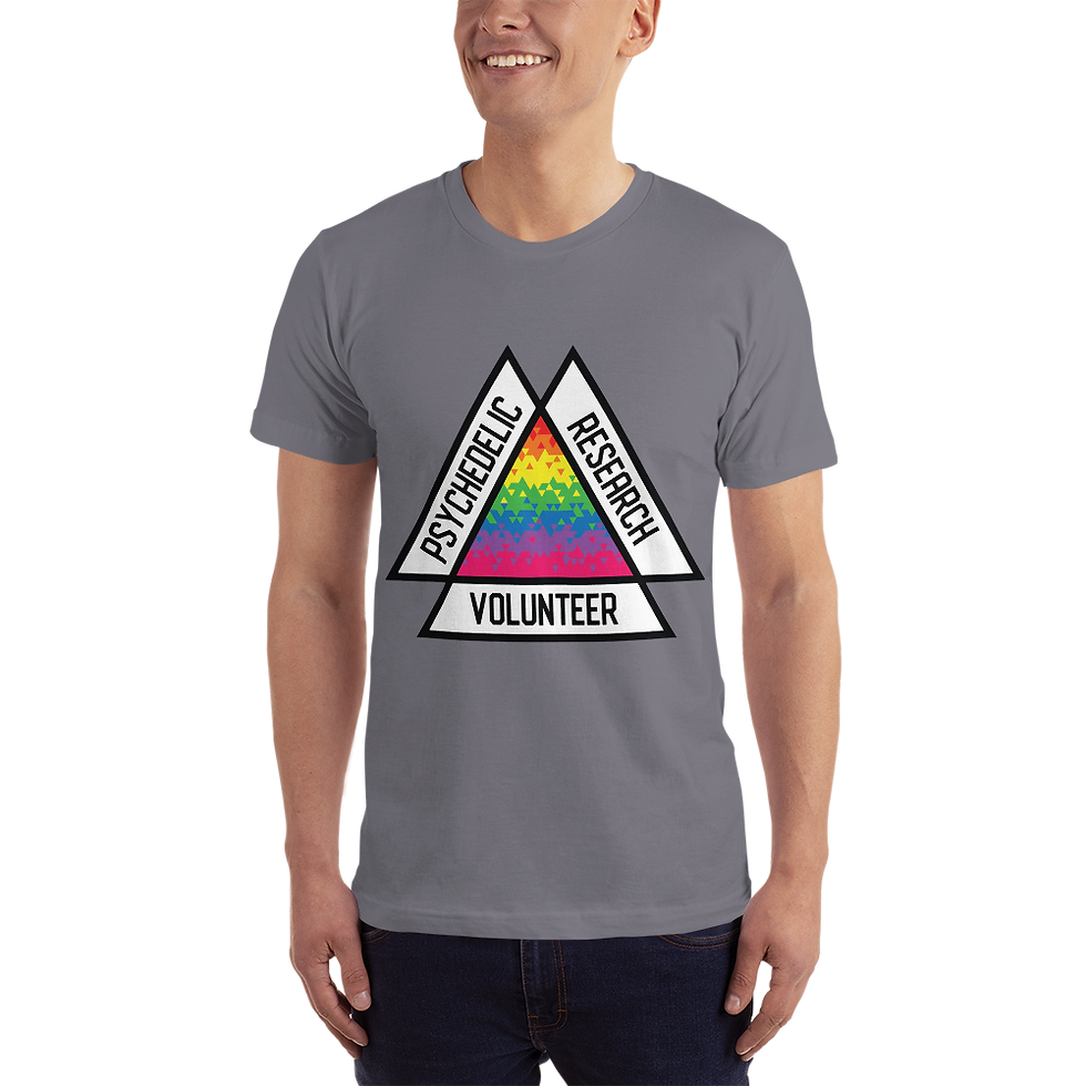 Miniatura: Men's Psychedelic Research Volunteer Tee - Made in USA 