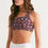 Thumbnail: Seamless Sports Bra - Witchy Plum Pattern - Women's
