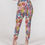 Thumbnail: Women's Belted Tapered Pants - Psychedelic Illustrated Pattern