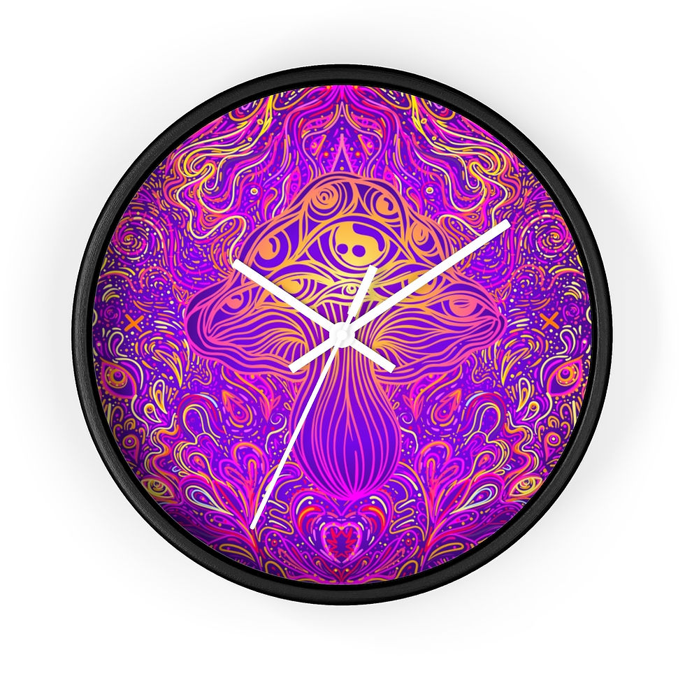 Thumbnail: Trippy Purple Psychedlic Wall clock
