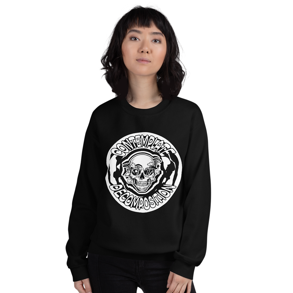 Miniatura: Contemplate Decomposition Unisex Sweatshirt