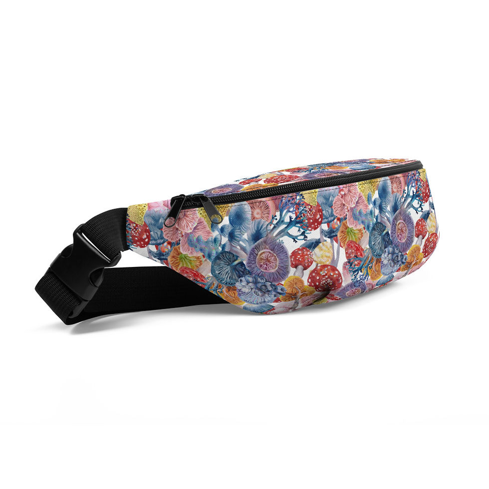 Thumbnail: Fanny Pack - Food of The Gods (Psychedlic Mushroom Pattern)