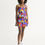 Thumbnail: Scoop Neck Skater Dress - Bright Bold Mushroom Print