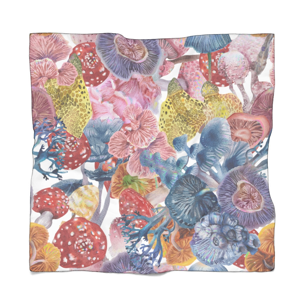 Pañuelo Collage de setas de colores