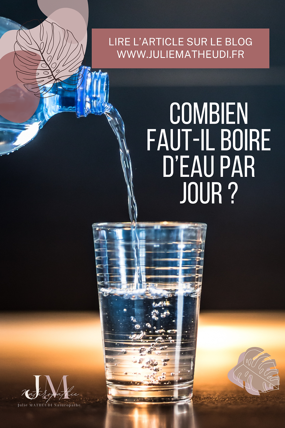boire combien d'eau par jour