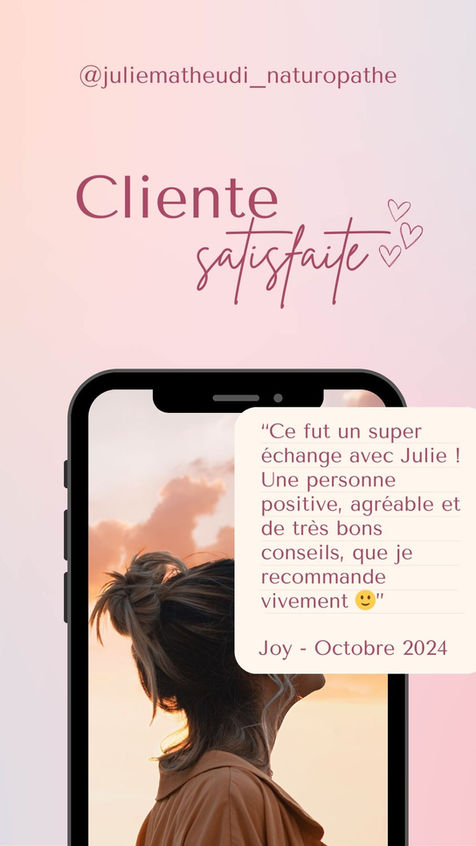 Avis cliente naturopathe en ligne