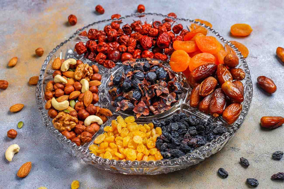 Assorted flavoured dry fruits displayed in bowls with rich textures & colors, representing top manufacturers and suppliers in India.