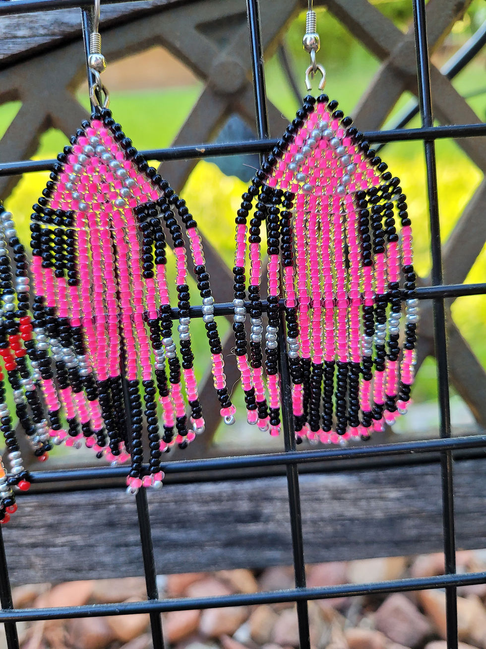 Thumbnail: Arrow Fringe - Deep Pink