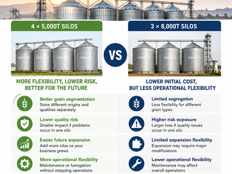 modern silo storage systems for maize, wheat, soybean, rice, and other agricultural products.
