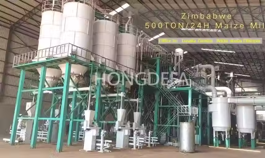 500t maize milling machine in Zimbabwe.avif