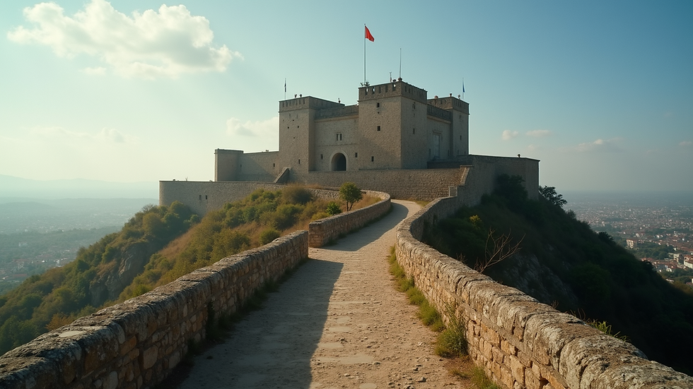Wide angle view of the historical Citadelle Laferrière