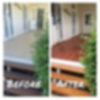 Before and After: Deck restorations, faded to dark stained wood