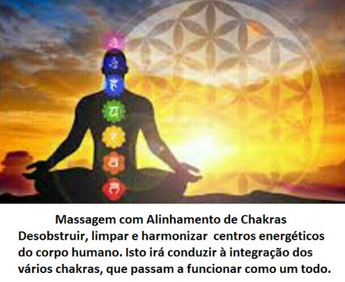 Massagem Ayurvédica com Alinhamento dos Chakras