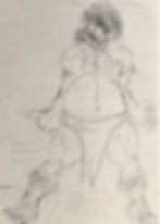 Drawing of a troll or grue by 18-year-old Uncle Steve.