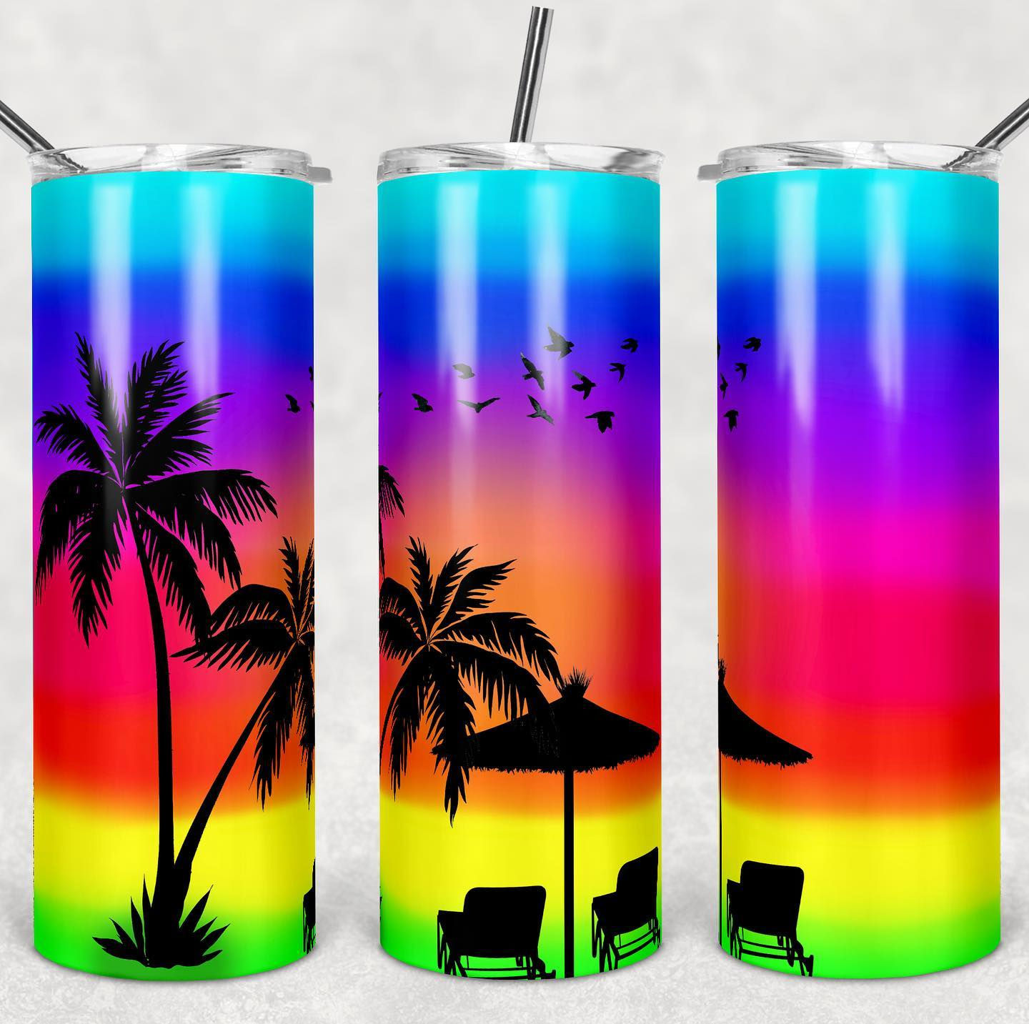 Tropical Island Sublimated Drinkware