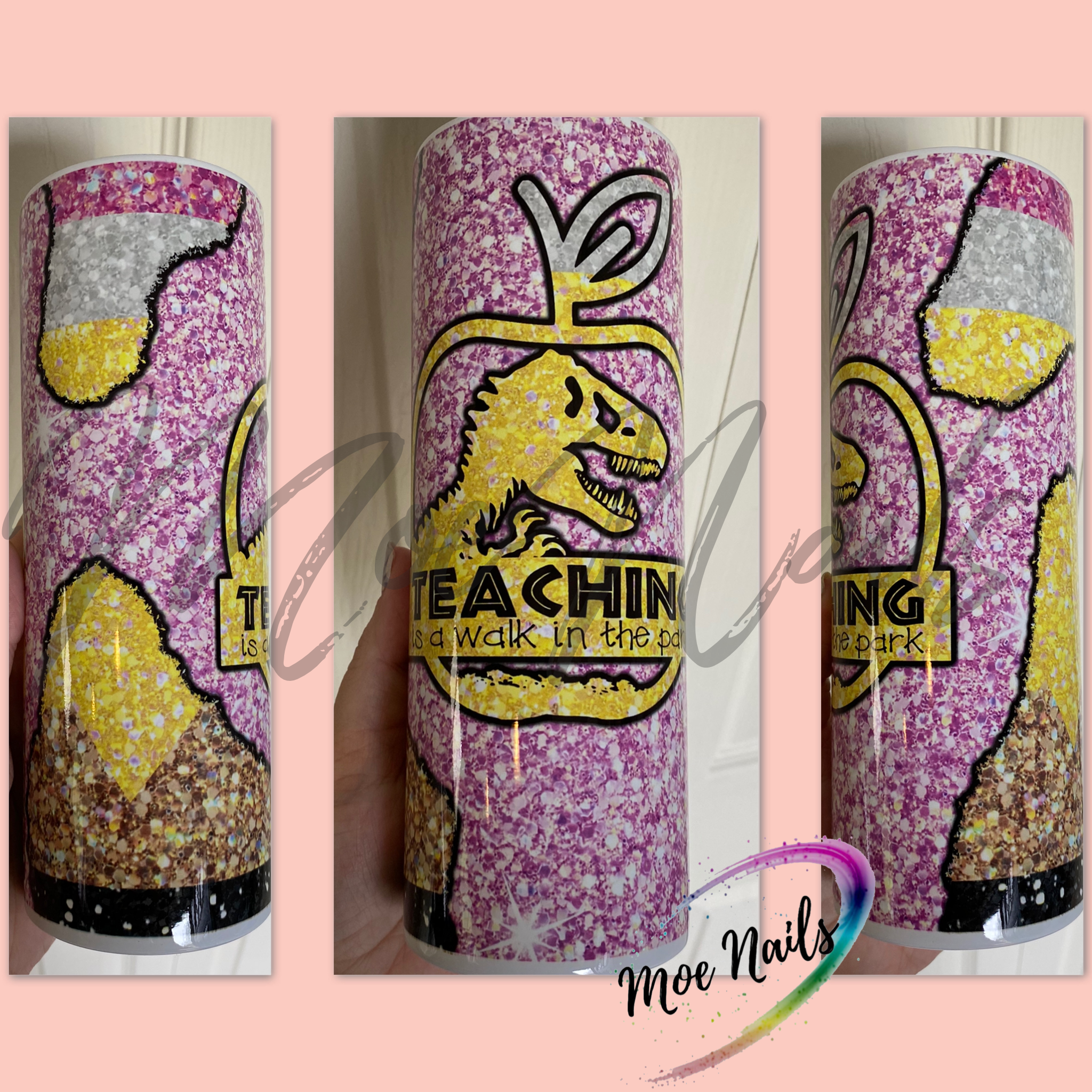 Teaching Dinosaur Sublimated Drinkware