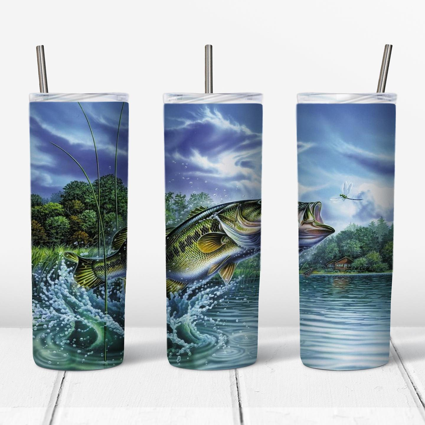 Big Bass Sublimated Drinkware