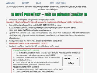 Bazar v Provodově-Šonově